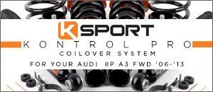 Audi 8P A3 FWD Ksport Kontrol Pro Coilover Kit