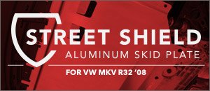 VW MKV R32 ECS Street Shield Aluminum Skid Plate
