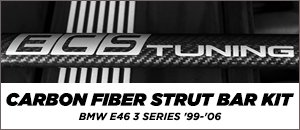 BMW E46 3 Series ECS Carbon Fiber Strut Bar