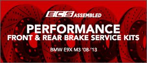 BMW E9X M3 ECS Assembled Performance Brake Service Kits