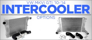 Volkswagen MKVI GTI Intercooler Options