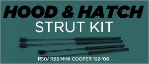 MINI R50/R53 Hood & Hatch Strut Kit
