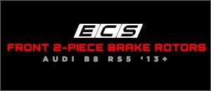 Audi RS5 ECS 2-Piece Front Brake Rotors