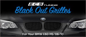BMW E60 M5 Blackout Grille Sets