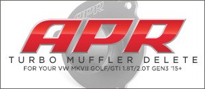  VW MKVII Golf/GTI APR Turbo Muffler Delete