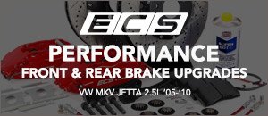 VW MKV Jetta 2.5L Performance Brake Options