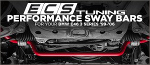 BMW E46 3 Series ECS Front & Rear Sway Bars