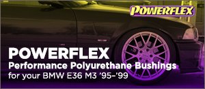 BMW E36 M3 Powerflex Performance Poly Bushings