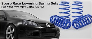 Volkswagen MKV Jetta Performance Springs