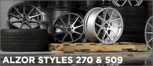 Audi B7 A4 2.0T quattro Alzor Style 270 & 509 Wheels