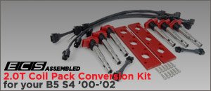 Audi B5 S4 ECS 2.0T Coil Pack Conversion Kit
