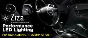 Audi MKI TT 225HP Ziza LED Interior Lighting Kits