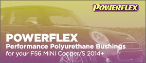 MINI F56 Cooper Powerflex Performance Bushings