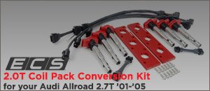 Audi C5 allroad ECS 2.0T Coil Pack Conversion Kit