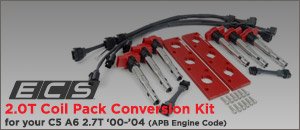 Audi C5 A6 ECS 2.0T Coil Pack Conversion Kit
