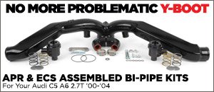 Audi C5 A6 2.7T APR Bi-Pipe Kits