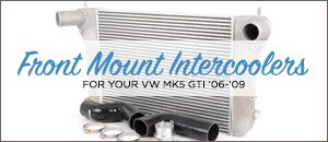 VW MK5 GTI Front Mount Intercoolers
