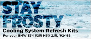 BMW E34 525i M50 Cooling System Refresh kits