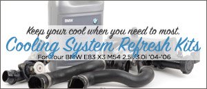 BMW E83 X3 2.5i/3.0i Cooling System Refresh Kits