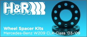 H&R Wheel Spacers for your Mercedes-Benz W209 CLK Class