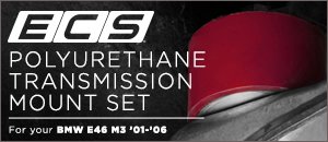 BMW E46 M3 ECS Polyurethane Transmission Mounts