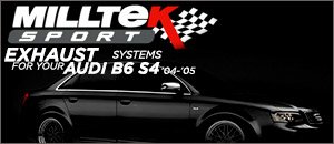Audi B6 S4 Milltek Performance Exhaust Systems