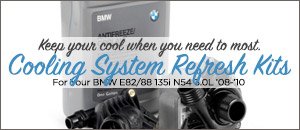 BMW E82/88 135i Cooling System Refresh Kits