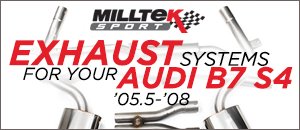 Audi B7 S4 Milltek Exhaust Systems