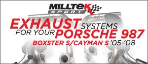 Porsche 987 Boxster S/Cayman S Milltek Exhaust System