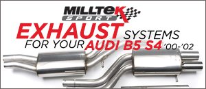 Audi B5 S4 Milltek Exhaust System