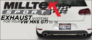 VW MK6 GTI Milltek Performance Exhaust Systems