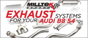 Audi B8 S4 Milltek Exhaust Systems