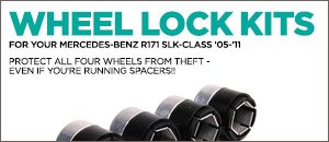 Wheel Locks for your Mercedes-Benz R171 SLK-Class