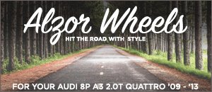 Audi 8P A3 2.0T Quattro Alzor Wheels