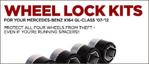 Wheel Locks for your Mercedes-Benz X164 GL-Class