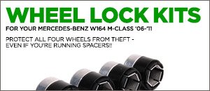 Wheel Locks for your Mercedes-Benz W164 M-Class