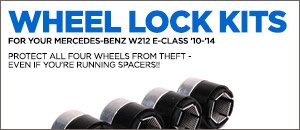 Wheel Locks for your Mercedes-Benz W212 E-Class