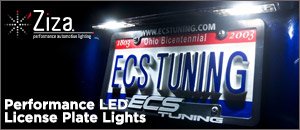 Porsche 955/957 Ziza LED License Plate Lights