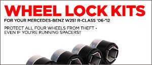 Wheel Locks for your Mercedes-Benz W251 R-Class