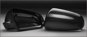 Audi B7 A4 2.0T ECS Carbon Fiber Mirror Caps