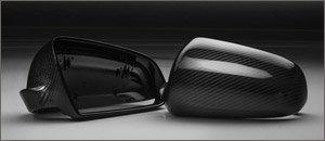 Audi B7 S4 ECS Carbon Fiber Mirror Caps