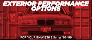 BMW E36 3 Series Exterior Performance Options