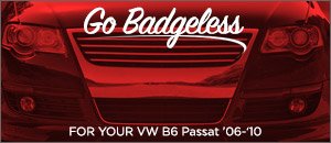 VW B6 Passat Badgeless Grilles