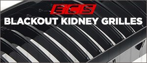 ECS Blackout Kidney Grilles for your BMW E38 7 Series