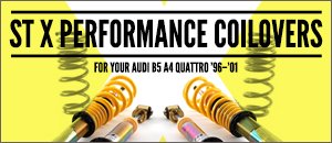Audi B5 A4 Quattro ST X Performance Coilovers