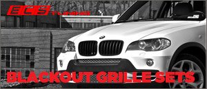 ECS Blackout Kidney Grilles for your BMW E70 X5