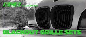 ECS Blackout Kidney Grilles for your BMW E39