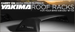 BMW E39 540i Yakima Roof Racks