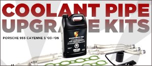 Porsche 955 Cayenne S Coolant Pipe Upgrade Kits