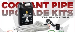 Porsche 955 Cayenne Turbo Coolant Pipe Upgrade Kits